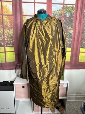 totes Metallic Gold Hooded Rainwear